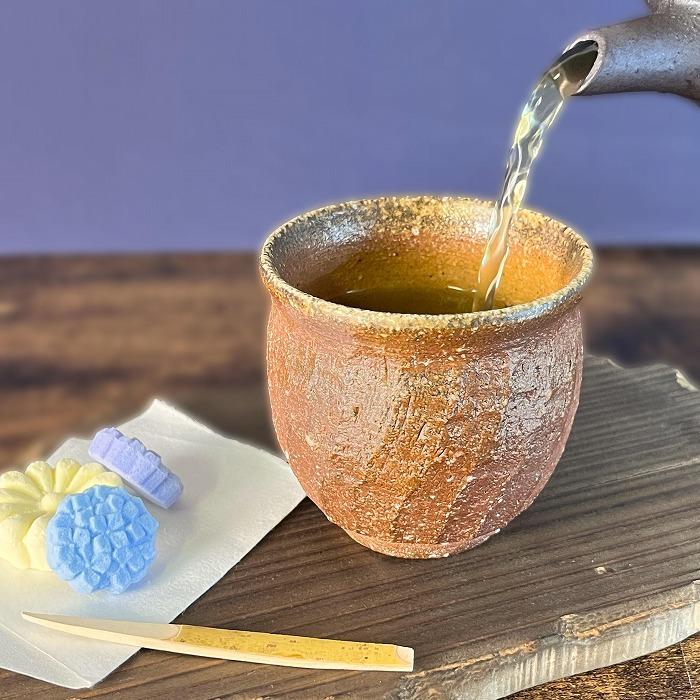 高橋楽斎 作】信楽焼しのぎ湯呑み 1組（2個） mu-019 | JTBのふるさと