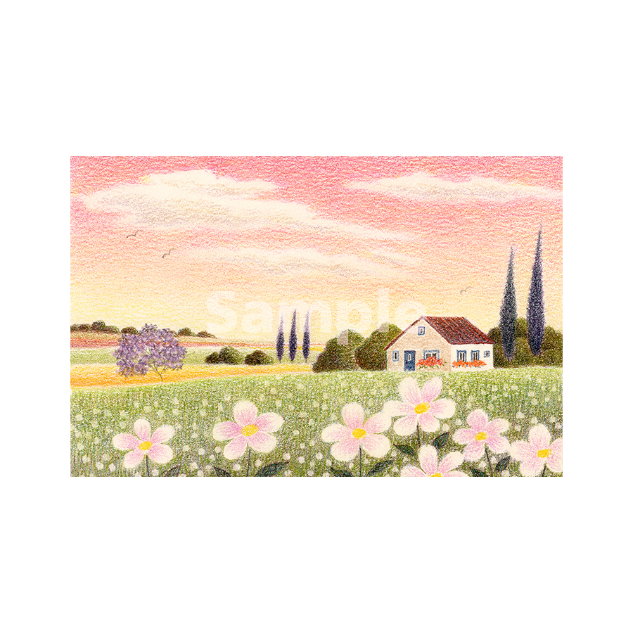 渡辺美香子 版画作品「しあわせなメロディ」｜ふるラボ