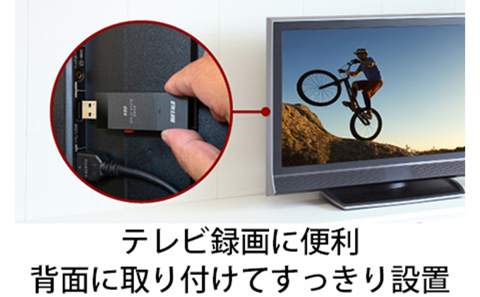 BUFFALO スティック型 SSD 1TB ポータブルSSD コンパクト 持ち運び USB