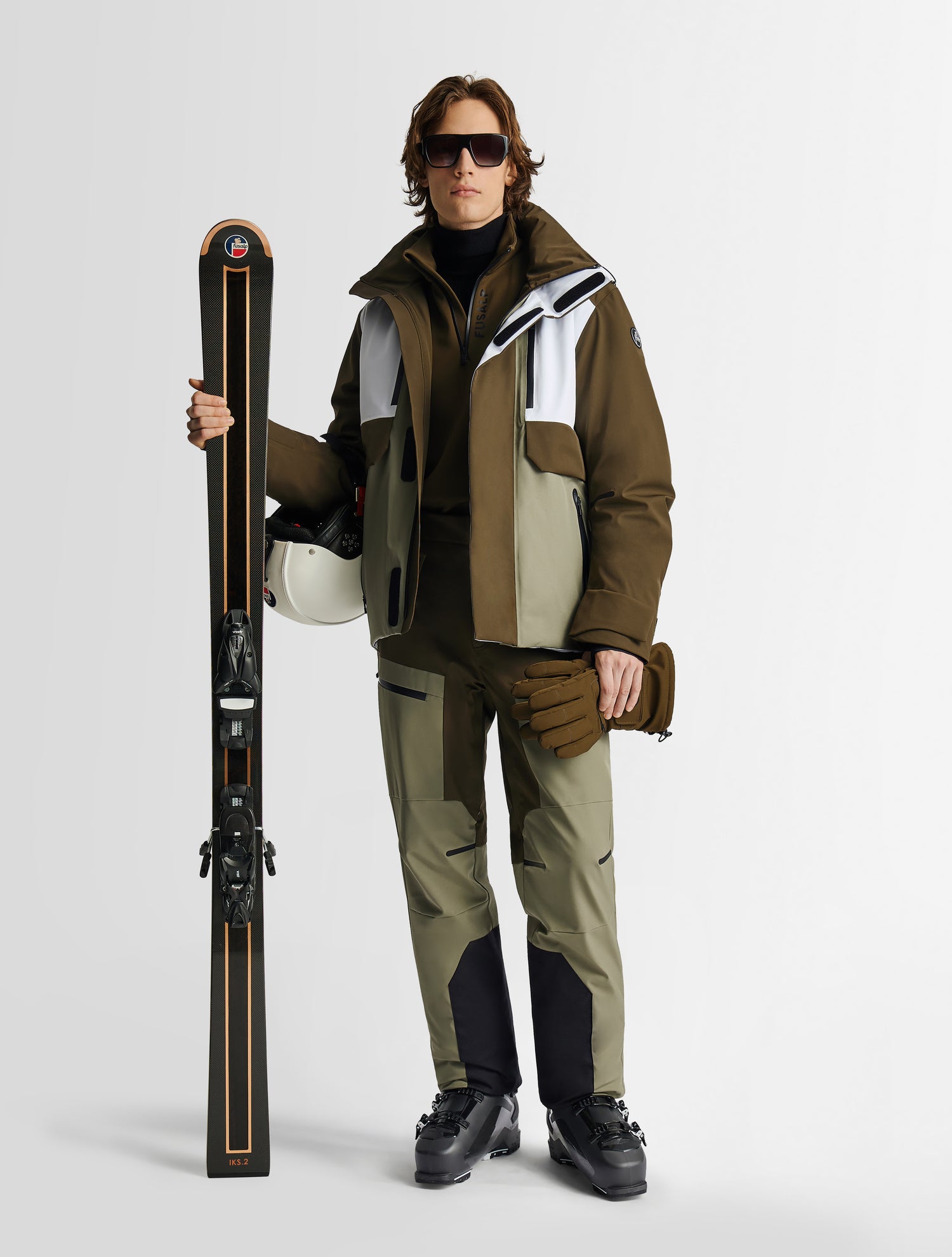 Brown John ski jacket | Fusalp