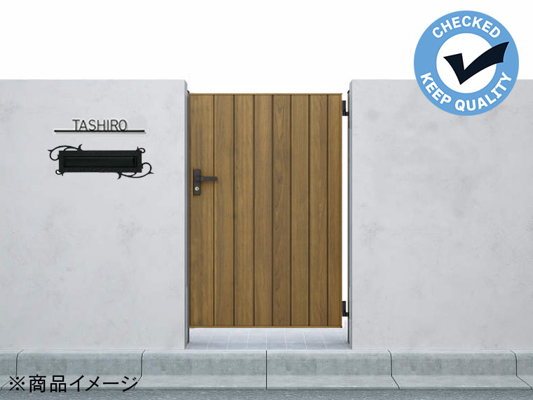 開き門扉AA TM1型 片開き ＊ | エクステリア・外構工事のジーエクステリア