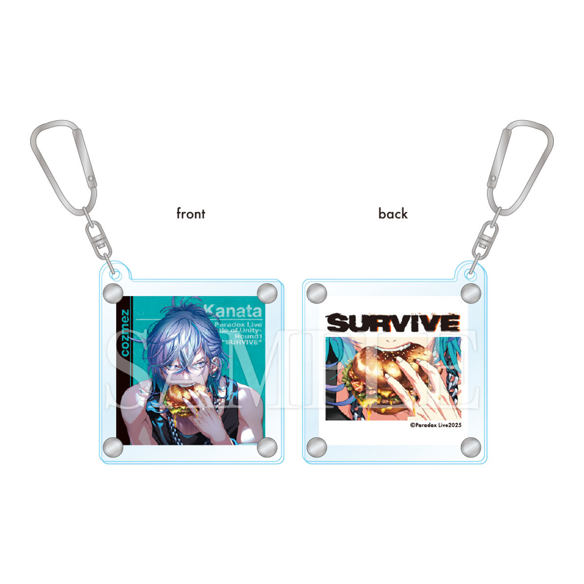 Paradox Live SURVIVE カラビナ付きキーホルダー – GCRESTORE ジーク