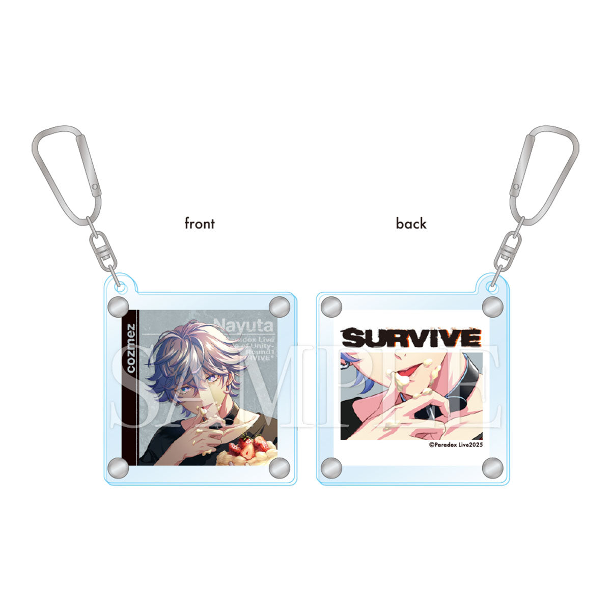Paradox Live SURVIVE カラビナ付きキーホルダー – GCRESTORE ジーク
