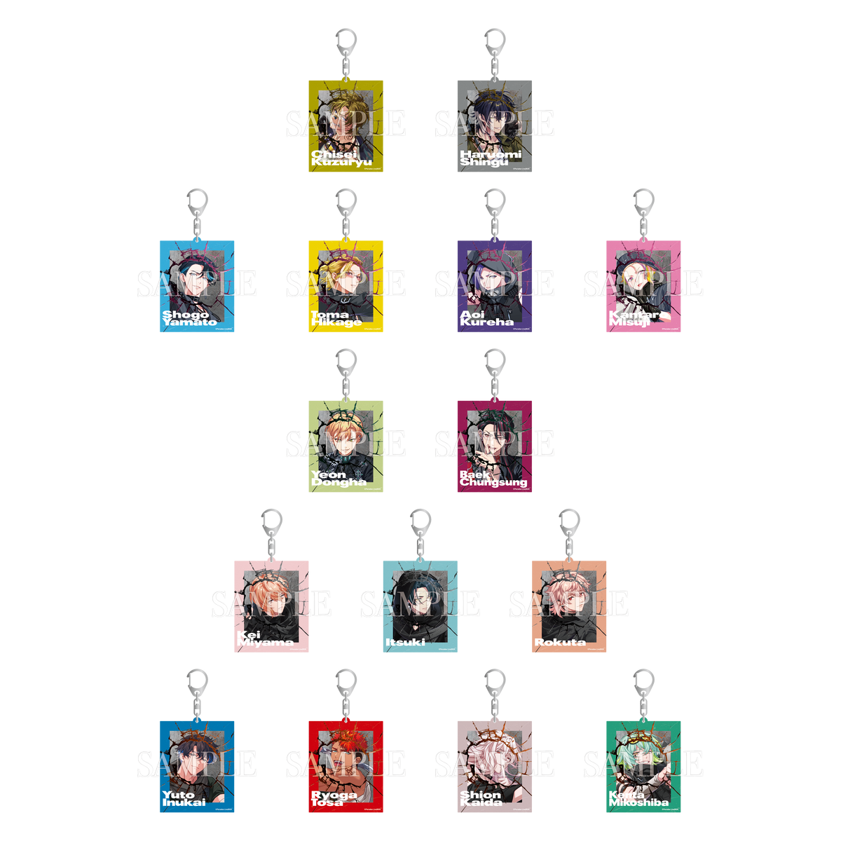 Paradox Live 6th Anniversary アクリルキーホルダー Ver.2