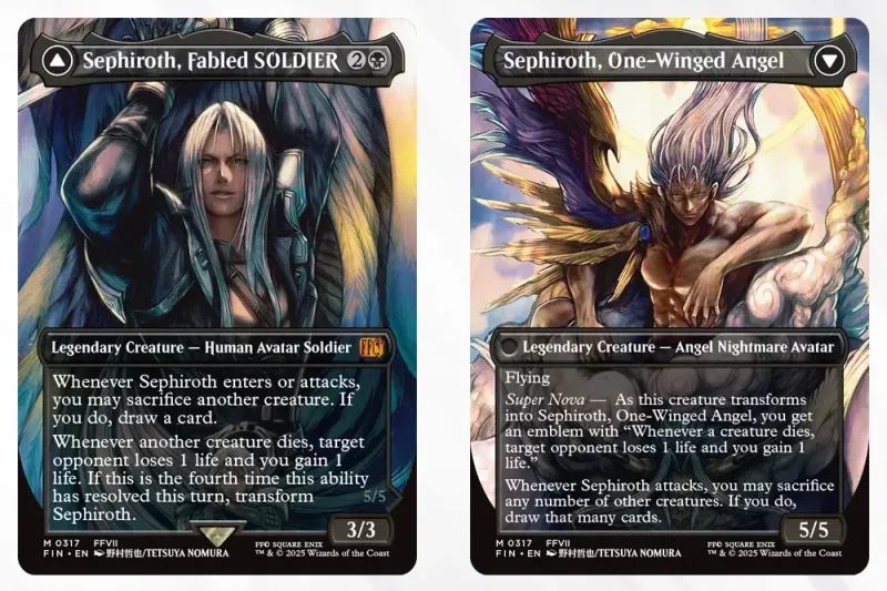 Ultra Pro セフィロス 両面プレイマット 2枚セット mtg 野村哲也 Ultra