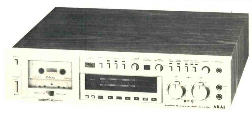 Akai GX-F90 Stereo Cassette Deck (Aug. 1981)