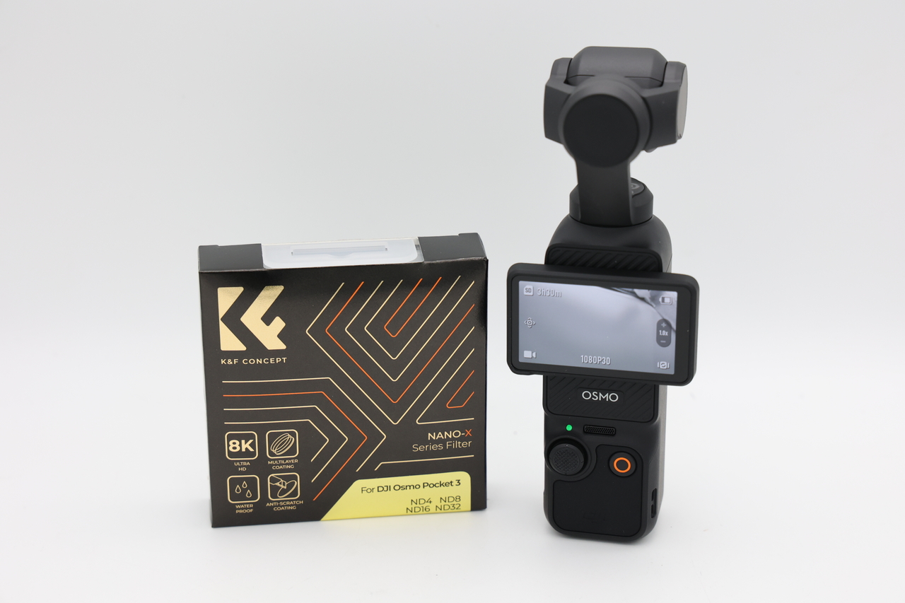 DJI Osmo Pocket3のNDフィルターはこれを買え。K&F Concept 磁気式ND