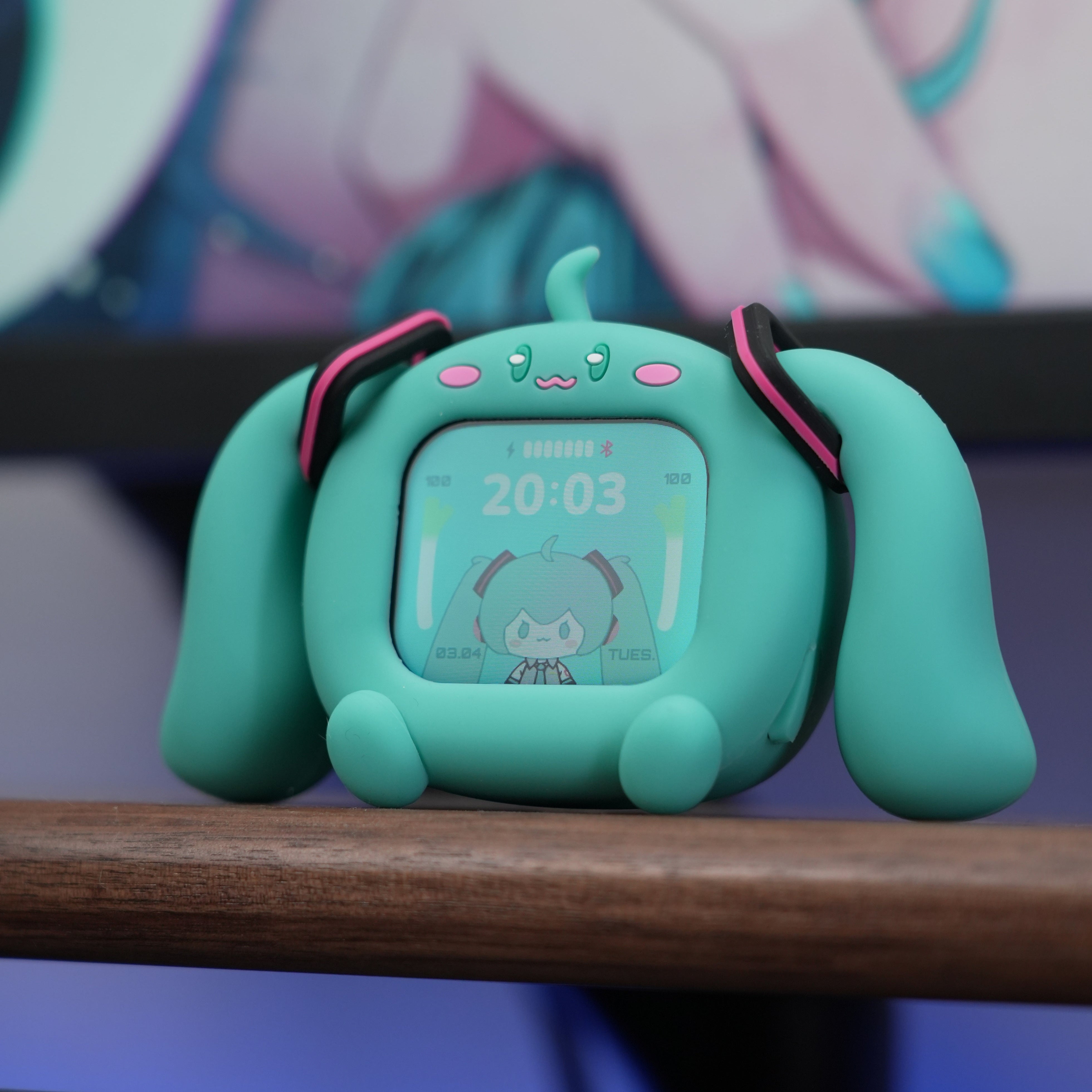 BilibiliGoods Hatsune Miku CUBE FACE LCD Touch Screen Bluetooth Airpod