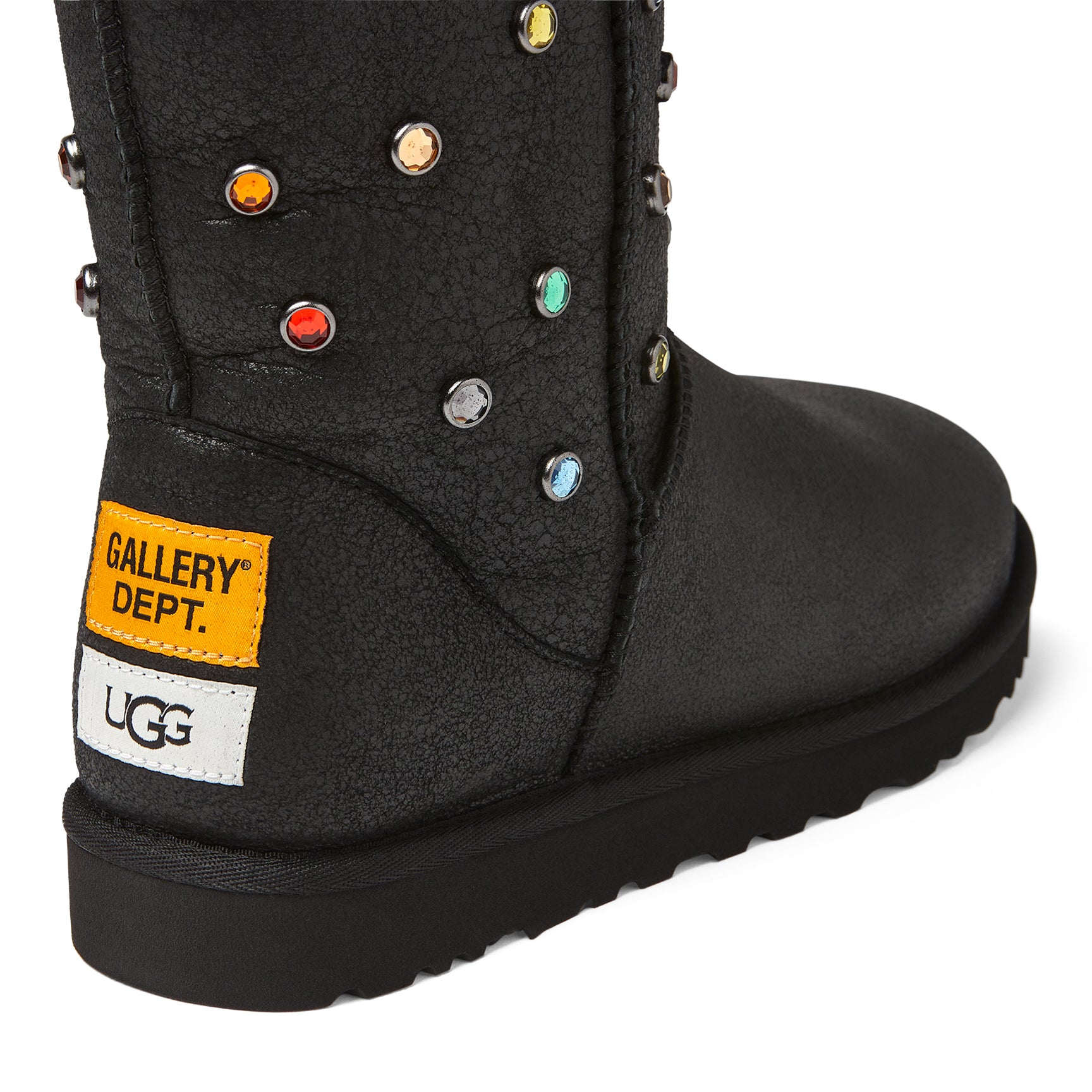 GALLERY DEPT. UGG CLASSIC SHORT | BLACK LEATHER