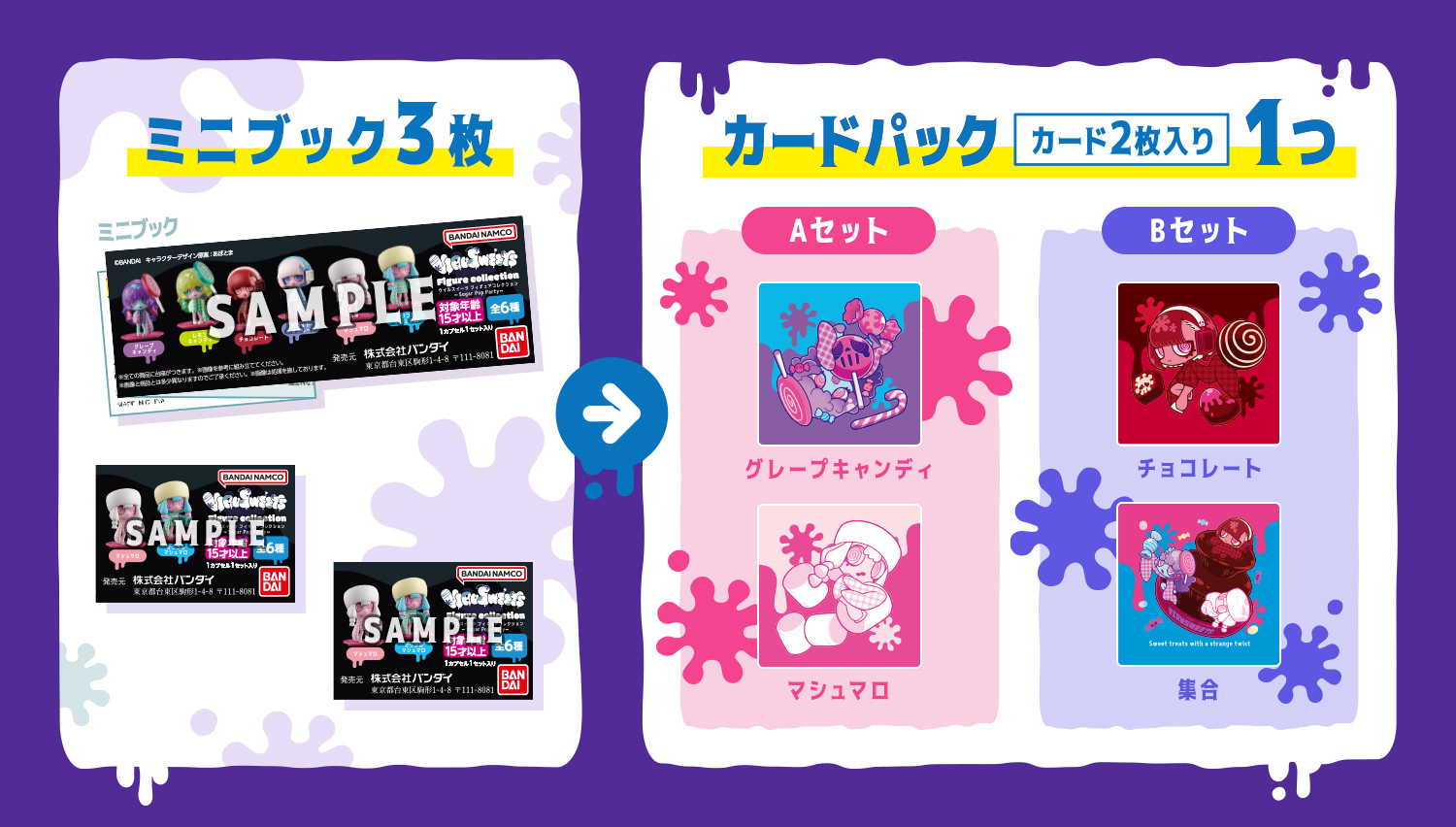 一部店舗限定】『VIRUSWEETS figure collection ～Sugar Pop Party