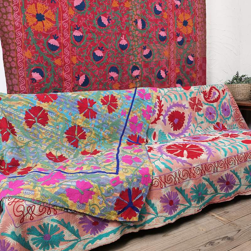 グドゥリー×アリ刺繍マルチクロス｜マライカ公式通販