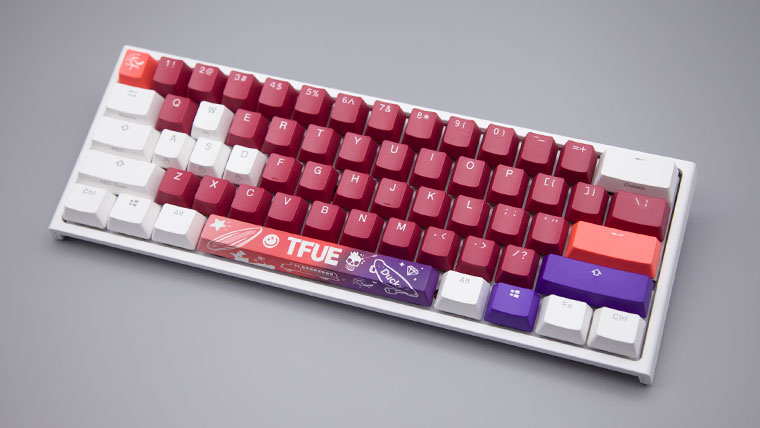 レビュー】Ducky x Tfueコラボキーキャップをゲット！スペースバーが