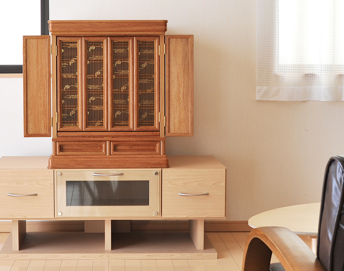 上置き唐木仏壇 久遠 屋久杉 24号・26号 | 仏壇・仏具・位牌の専門店