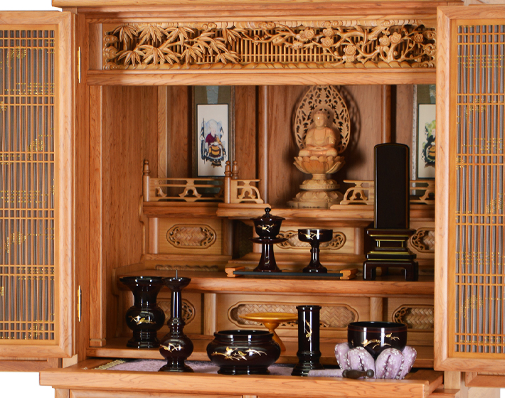 上置き唐木仏壇 久遠 屋久杉 24号・26号 | 仏壇・仏具・位牌の専門店