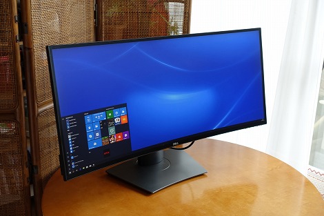 DELL U3419Wレビュー：曲面湾曲パネルを採用した34インチモニタ