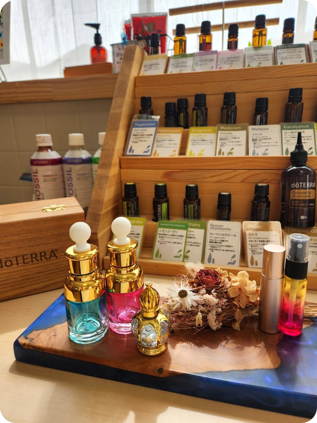 エッセンシャルオイルとアロマタッチのお店