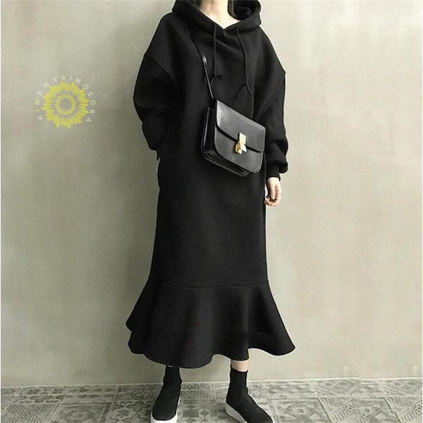 Qoo10] 2025年の新製品パーカーワンピース ワ