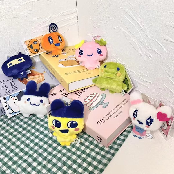 Qoo10] たまごっち ぬいぐるみ ボールチェーンマ