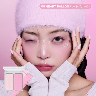 Qoo10] 2ªN 【公式】デュアルチーク&ブラシセット : ポイントメイク