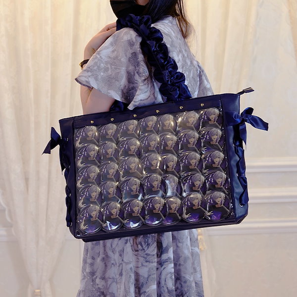 Qoo10 ザッカマート A3 痛バッグ 推し活 フリル リボン