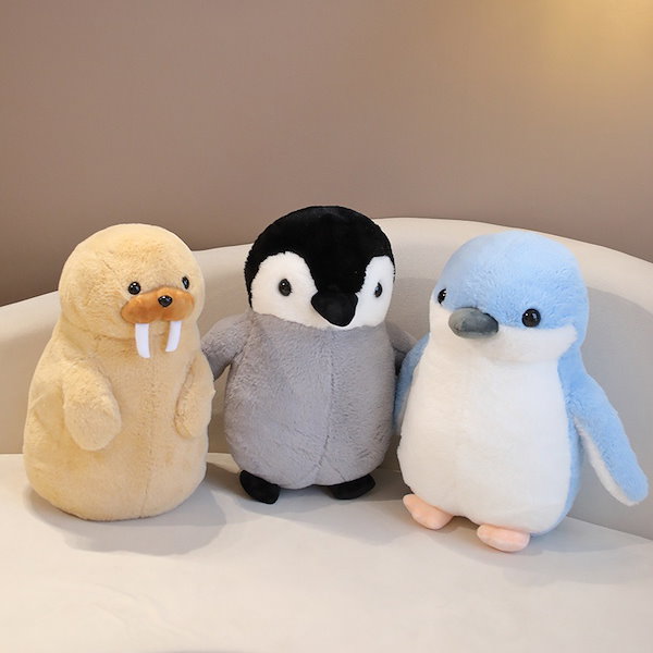 Qoo10] 水族館ペンギンぬいぐるみソフト愛らしいセ