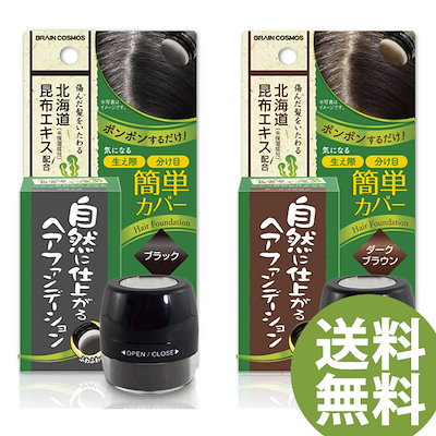 Qoo10] ブレーンコスモス 自然に仕上がるヘアファンデーション (送