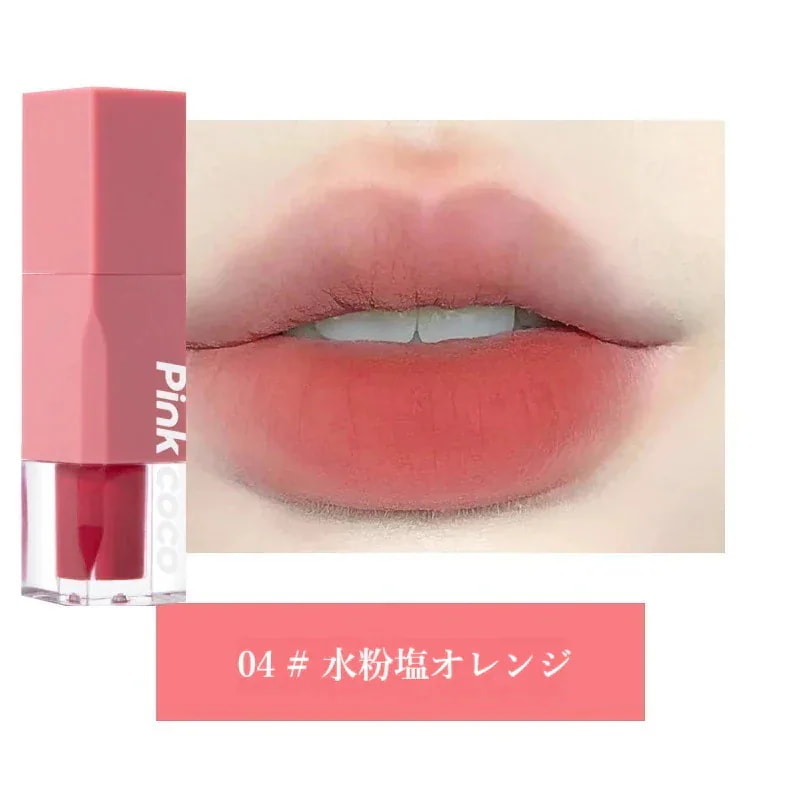 Qoo10] Pink coco リップグロス 50色 水光 8時間持続保 : ポイントメイク