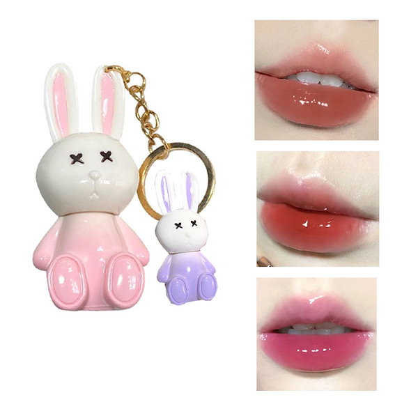 Qoo10] Gege bear 「可愛い」 ウサギモイストリップグロス