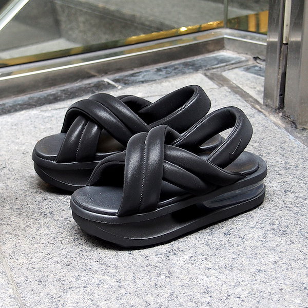 Qoo10] NIKE ナイキ 厚底サンダル レディース エアマ