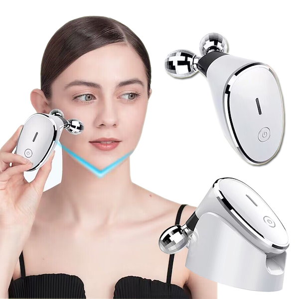 Qoo10] KAKUSAN 美顔ローラー ミニ EMS 顔 小顔ロー