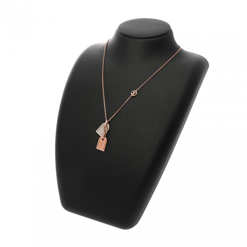 LOUIS VUITTON ルイヴィトン ナノグラムネックレス ピンクゴールド