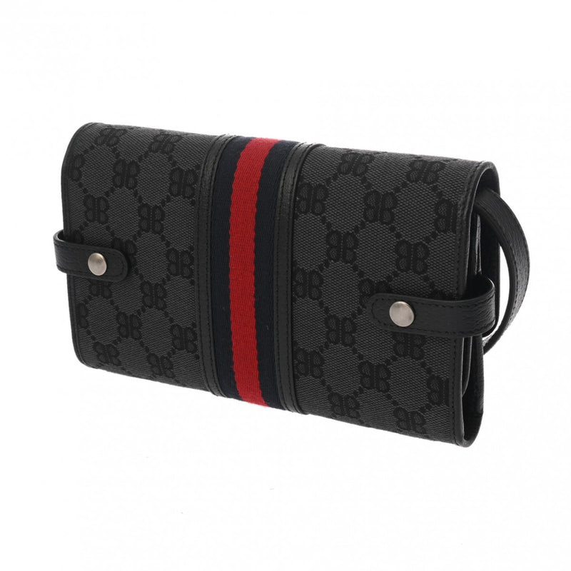 グッチ ショルダーウォレット バレンシアガコラボ 43064 ブラック