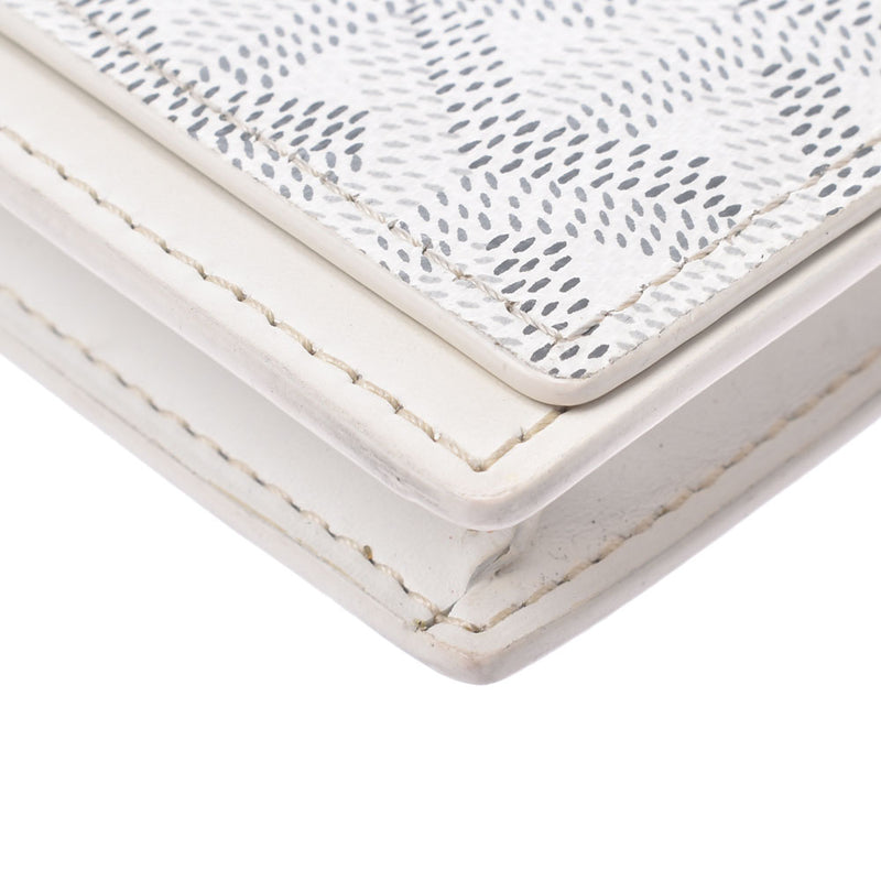 ゴヤール名刺入れ 白 ユニセックス PVC カードケース GOYARD 中古