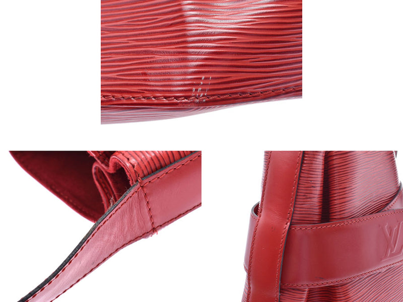 ルイヴィトン エピ サックデポール 赤 M80207 レディース メンズ 本革