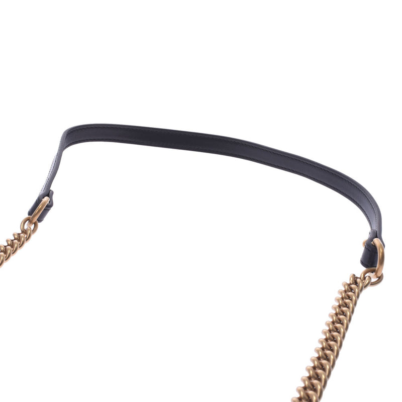 グッチGGマーモント キルティング スモールショルダーバッグ 黒