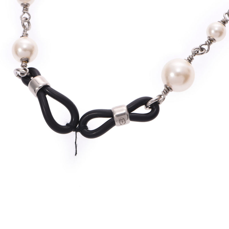 シャネルグラスコード 眼鏡チェーン シルバー金具 ユニセックス