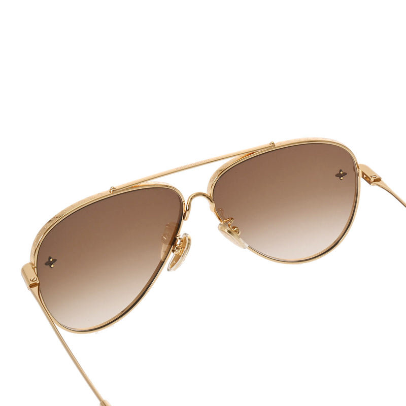 ルイヴィトンLVパイロット ティアドロップ グラデーションブラウン