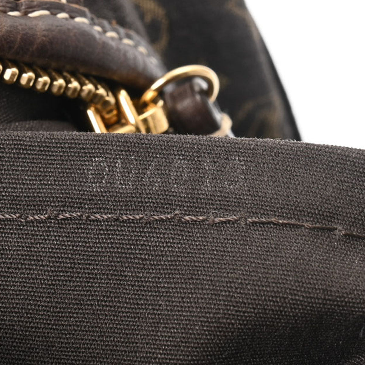 ルイヴィトンマノン MM エベヌ レディース モノグラムミニラン