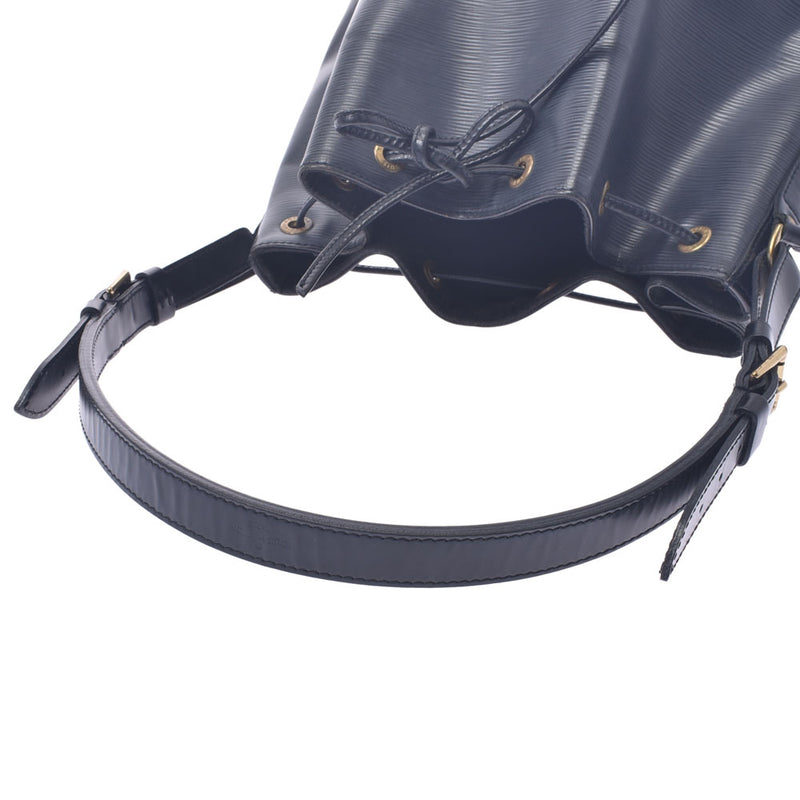 ルイヴィトンノエ 14127 黒 ユニセックス エピレザー ショルダーバッグ