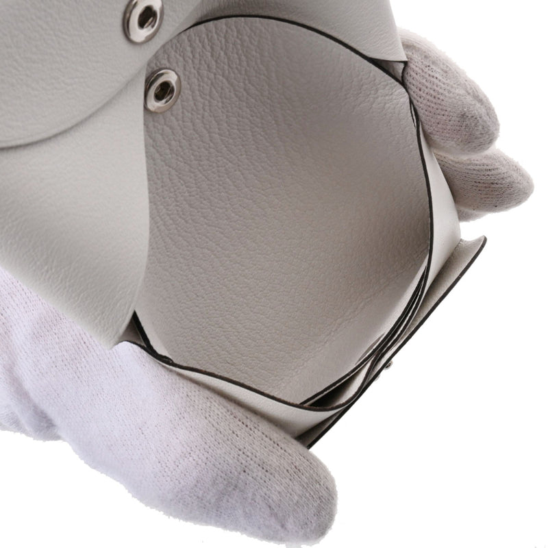 エルメスカルヴィ デュオ 柄入り 白系 B刻印(2023年頃)刻印 ユニ