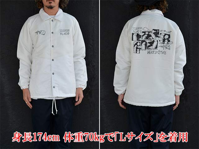 全2色【BLUCO/ブルコ】2025AW「Boa Coach Jacket”ART WORK by DISKAH