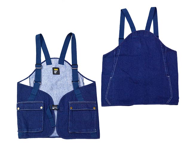 全2色【BLUCO/ブルコ】2025SS「12oz Denim Utility Vest/12オンス