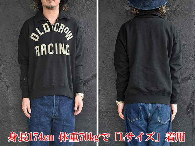 OLD CROW/オールドクロウ】2025SS「Half Zip Sweat”OLD CROW RACING