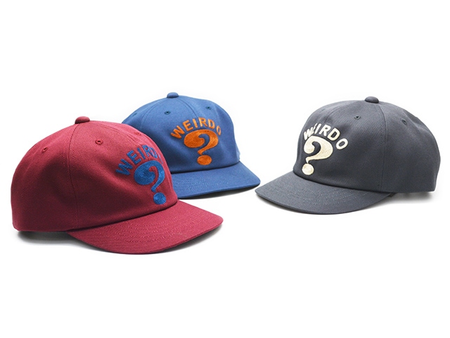 全3色【WEIRDO/ウィアード】2025SS「WEIRD? Baseball Cap/ウィアード