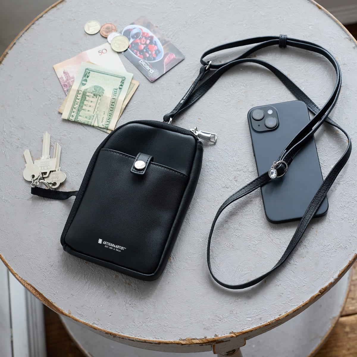 マルチポーチ＆ストラップセット グレージュ 5Z-0416 | アルティザン