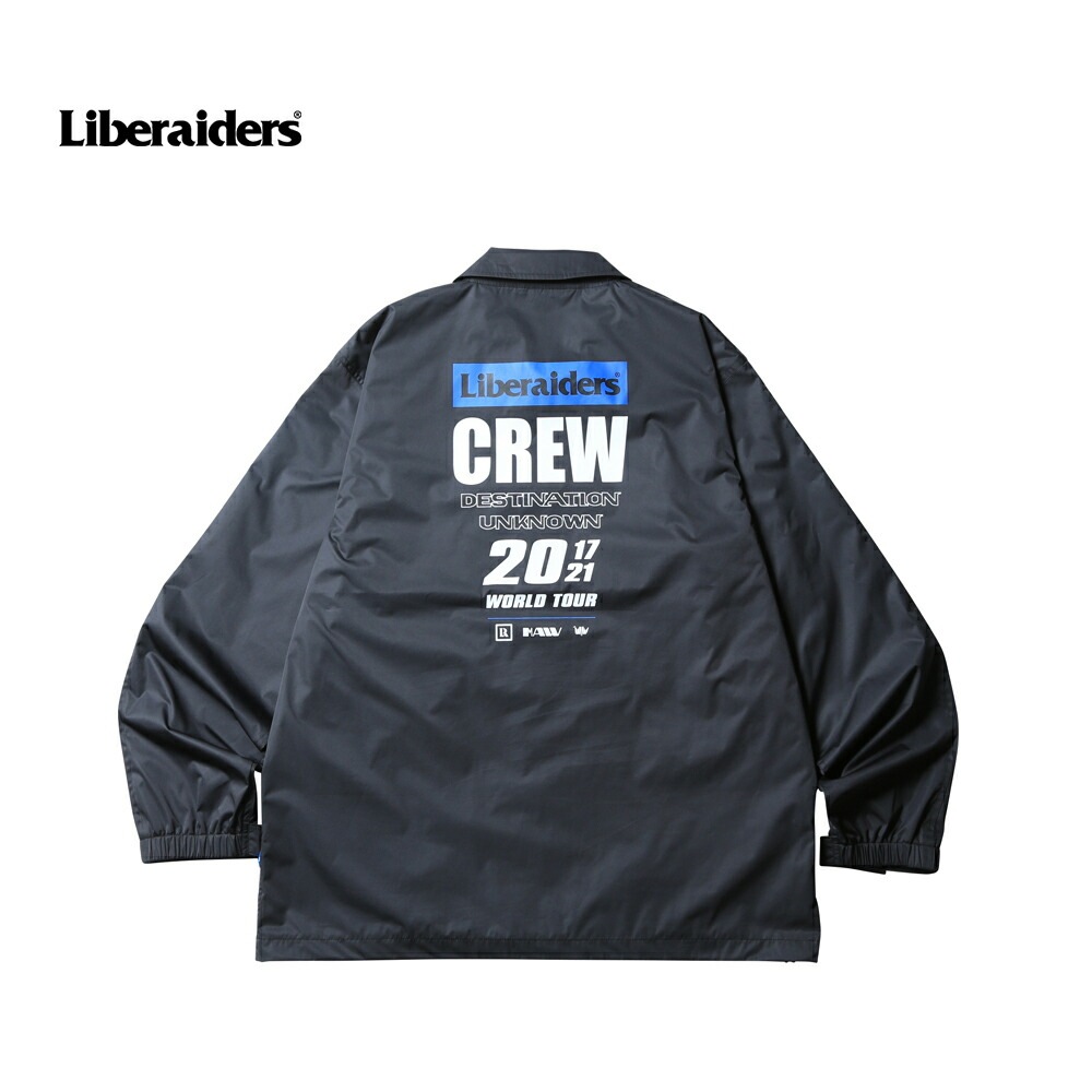 Liberaiders リベレイダース LIBERAIDERS TOUR COACH JACKET BLACK