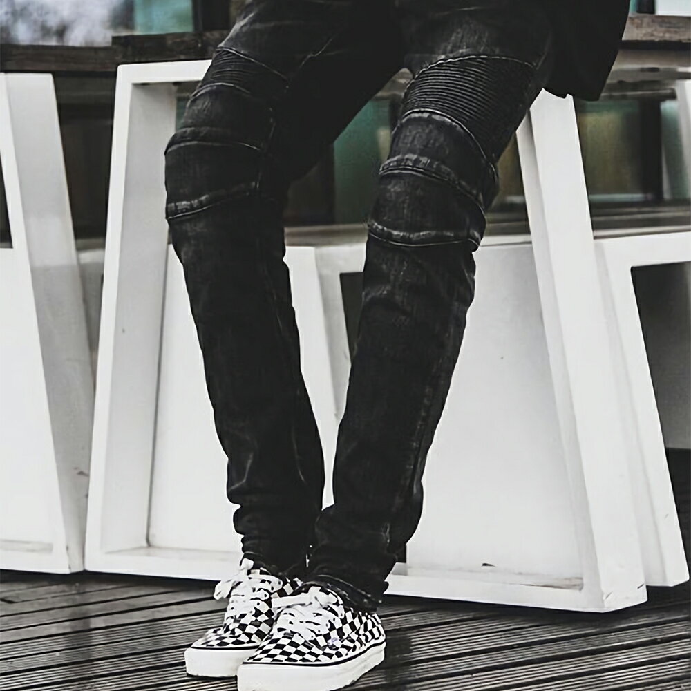 mnml ミニマル M14 STRETCH DENIM Black トレンド ストレッチ デニム