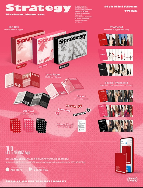 韓国音楽 TWICE (トゥワイス) - 14thミニアルバム 「STRATEGY」Nemo