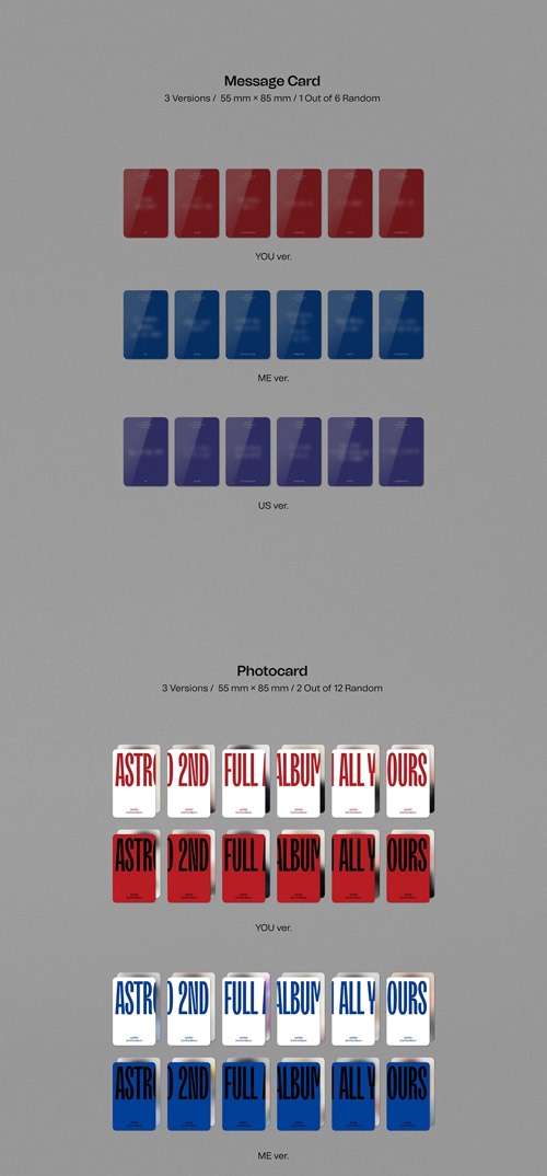 韓国音楽 ASTRO (アストロ) - 2集 「All Yours」 SET Ver. (バージョン