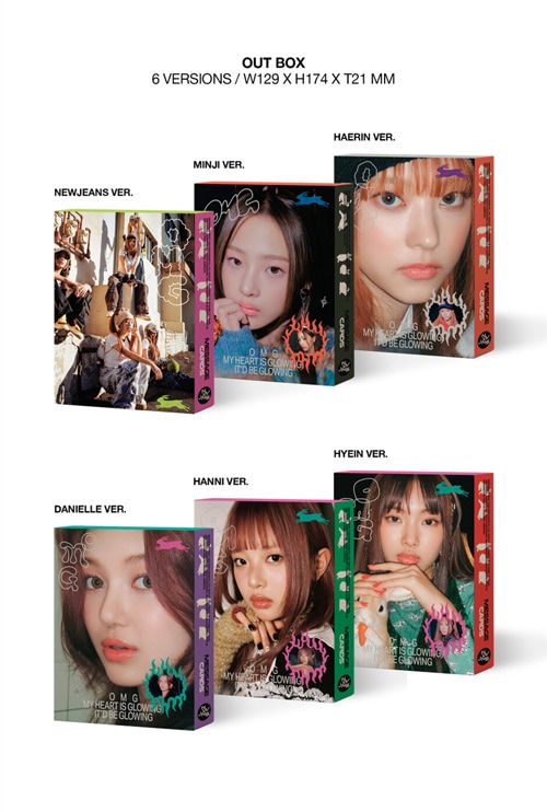 韓国音楽 NewJeans (ニュージーンズ) - 1ST SINGLE 'OMG' [Message